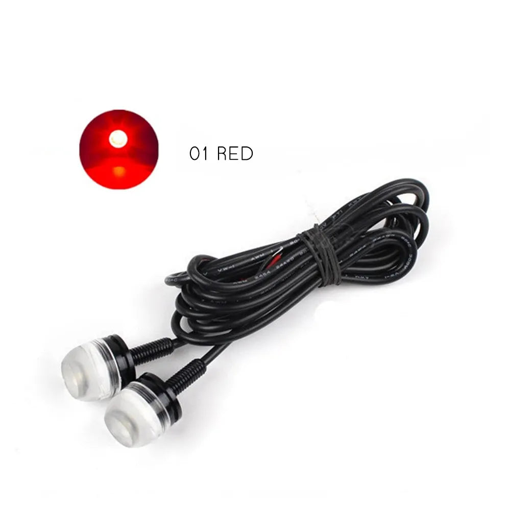 2X 9W 12V SMD LED Chip License Plate Light Bolt Screw Turn Signal Tail Light 5630 LED Number Plate Light Motorcycle Auto Car