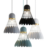 Simple Nordic Badminton Chandelier Lights Japanese Macaron Restaurant Hanging Lighting Fixture Sports Bedside Decors Pendant Lamp