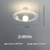 Children's Room Pendant Lamp Creative Cartoon Astronaut Starry Sky Boy Girls Bedroom Chandelier Modern Restaurant Lighting Decor