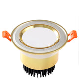 Gold Electroplated Recessed LED Downlights - Ultra-High Quality COB Ceiling Spotlights