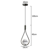 Glass ball brass pendant lighs Nordic bedroom bedside simple home decor Restaurant Bar hanging lamp