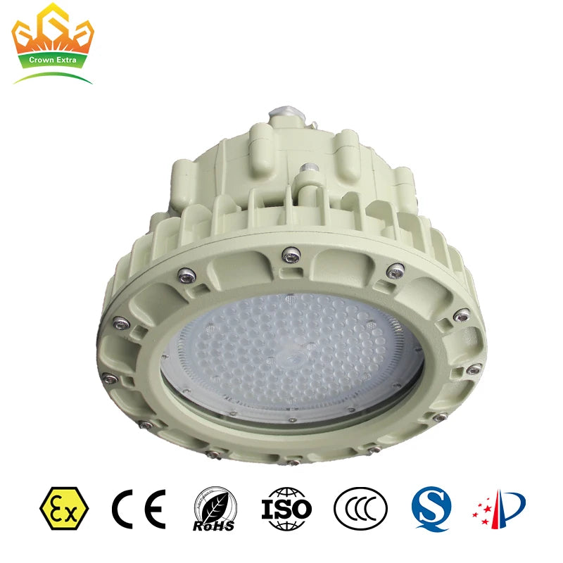 Explosion-Proof LED High Bay Light (100W/150W) - Waterproof & Anti-Rust Heavy-Duty Industrial Safety Lamp for Hazardous Locations