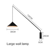 Modern Minimalist Nordic Creative Long Pole Wall Lamp for Living Room Restaurant Background Wall Decoration Lighting Fixture