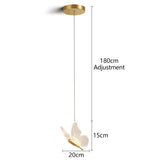 LED Modern Butterfly Pendant Light Ceiling Pendant Light, Bedside Indoor Living Room Dining Room Kitchen Decoration Lighting