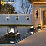 Modern LED Outdoor Wall Light Fixture - Waterproof Garden & Porch Lamp