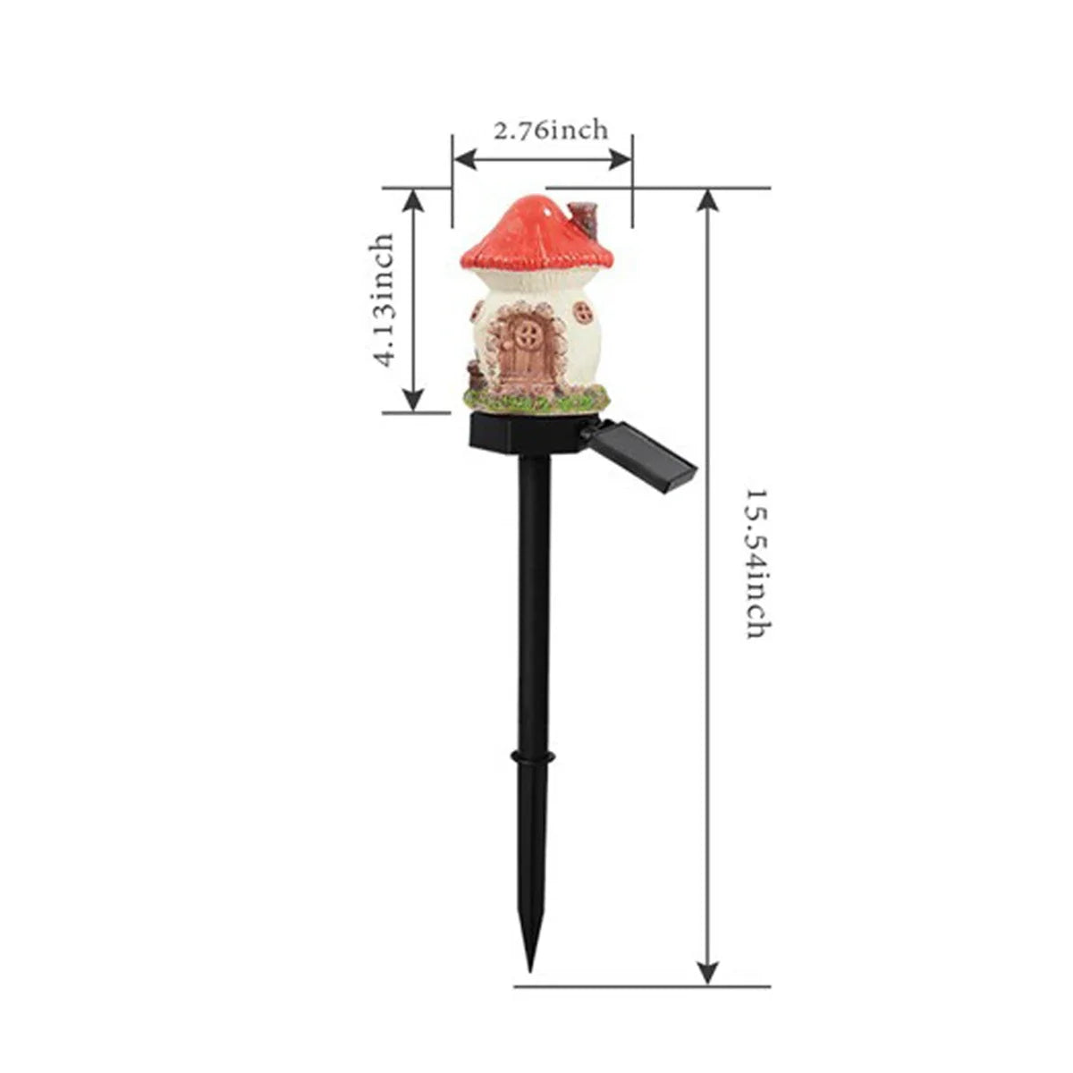 Outdoor LED Solar Garden Lights Waterproof Cartoon Mushroom Light Yard Landscape Path Lawn Street Decoration Solar Powered Lamp