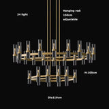2026 Trendy Matt White Glass Black Brass Silver E14 Chandelier Hanging Lamps Lustre Suspension Luminaire Lampen For Living Room