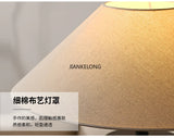 Japanese Antique Pottery Pot Floor Lamp Quiet Pottery Pot Cloth Zen Floor Table Light Chinese Garden Stand Lamp for Living Room