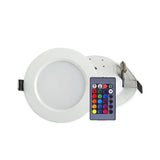 Color Changing Led Downlights Ceiling Dimmable, LED Recessed Ceiling Lights RGBW Multicolor RGB Aluminum for home and bar KTV