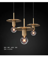American-Style Retro Minimalist Hallway Foyer Pendant Light, Loft Industrial Style, Suitable for Restaurant, Bar, Clothing Store, Café, Single-Head Decorative Light, Light Luxury Bedside Small Pendant Lamp