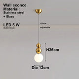 Modern Vintage Bronze White Glass Wall Lamp - 2026 Elegant Living Room Sconce