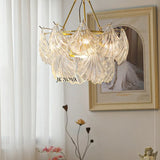 Living Room Pendant Light Post-modern Minimalist Luxury Bedroom  Creative Shell Crystal Glass Master Bedroom Dining Room Light