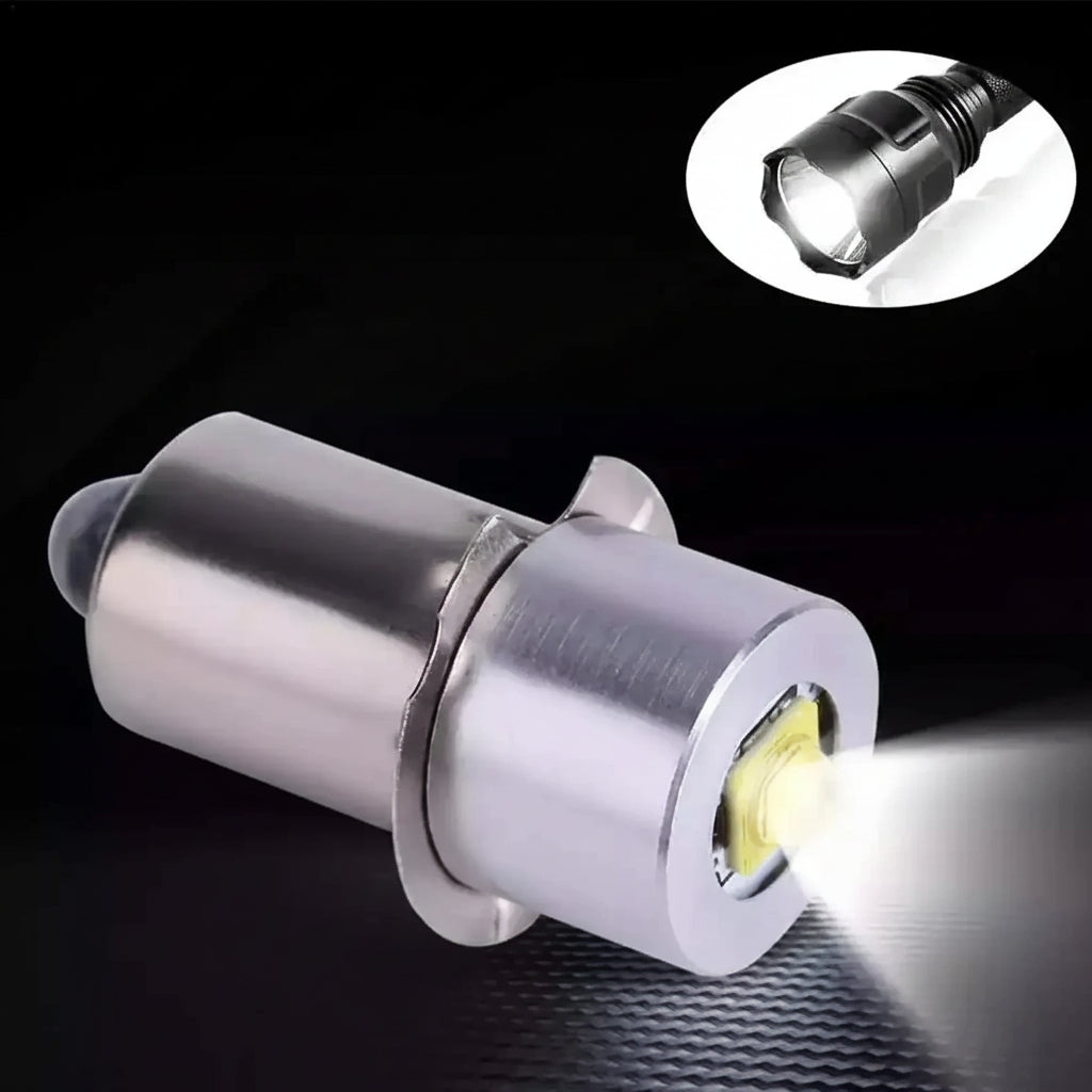 5W/3W LED Flashlight Upgrade Bulb (6V-24V) - White & Warm White Replacement Lamp