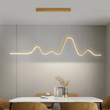 Modern Minimalist Moon Pendant Light with Adjustable Cords Indoor Decor Lamp for Dining Tables Bar Counters and Living Rooms