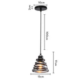 Vintage Pendant Lamp Iron Frame Ceiling Lighting Paint Restaurant Teahouse Chandelier Indoor Wrought Metal Modern Pendant Lights