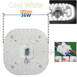 AC 220V–240V LED Ceiling Light Board Replacement (12W–50W) - Circular SMD LED PCB Module Plate for Round Lamp Repairs