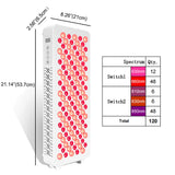 Red Light Therapy OEM/ODM 5 Wavelengths Pulse Model Full Body Use 300-3600W Infrared PDT Touch Screen LED Red Light Therapy Panel Device