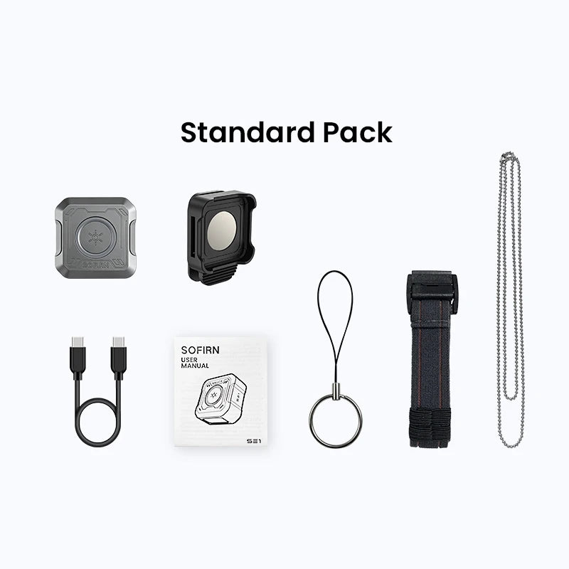 SE1 300lm Mini EDC Pocket Flashlight (RGB Signal Ring & UV Light) - Coin-Sized Magnetic Keychain & Clip Light for Night Running & Everyday Carry