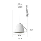 Ceramic Led Pendant Light Modern Tea Cup Teapot Hanging Lamp Kitchen Dining Room Lights Bar Cafe Home Decor Lighting Fixtures