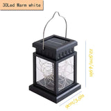 Outdoor Solar Garden Hanging Candle Lights Retro Palace Lantern Lamps Landscape Decor Lighting Floor Balcony Yard Soar Lights