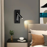 LED Ambient Reading Light Adjustable Recessed Wall Light Wide Voltage 85V-265V Indoor Rotatable Bedside Reading Light