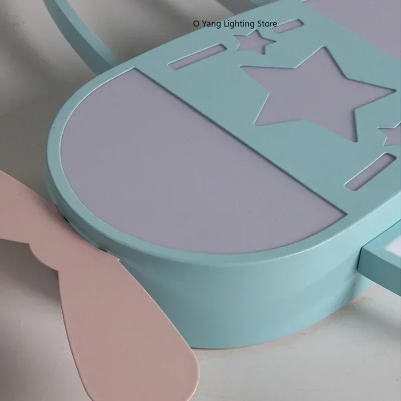 Modern Creative LED Ceiling Light Children's Cartoon Airplane Light Baby Room Bedroom Room Decoration Indoor Lighting Fixtures