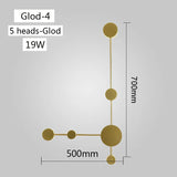 Modern LED Wall Lamp Simple Living Room Background Wall Light Bedroom Bedside Wall Sconce Creative Hotel  Hall Corridor Lighting