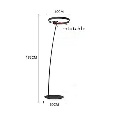 Italian Light Luxury Minimalist Fishing Lamp Living Room Study Vertical Decoration Lights Artistic Floor  led floor lamp