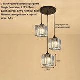Modern crystal chandelier living room ceiling chandelier bedroom ceiling lamp hallway porch chandelier balcony foyer lighting