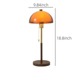 Vintage Brown Bauhaus Orange Pendant Lamp French Retro Design Adjustable Hanging Light for Dining Table Cafe LED Chandelier