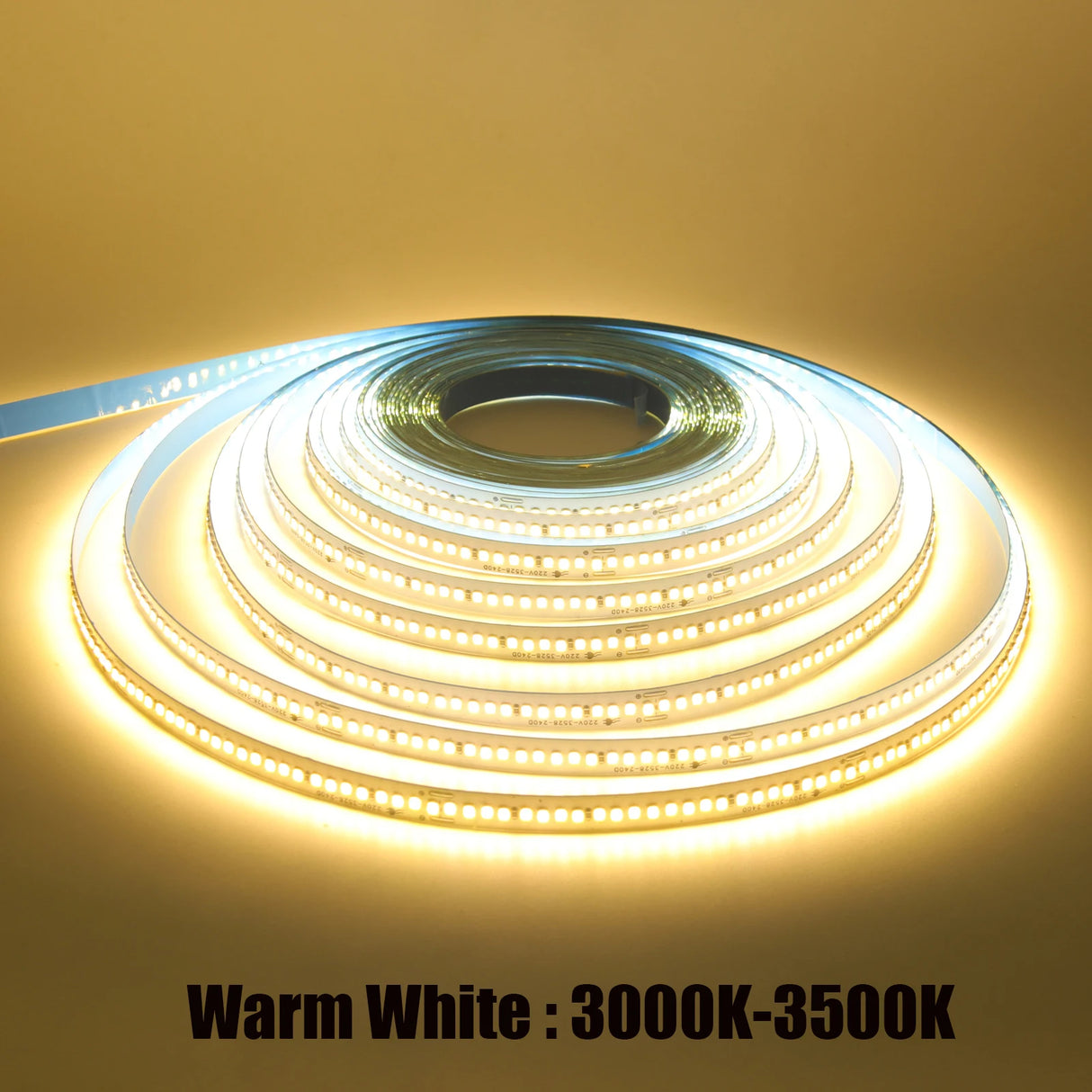 High-Density AC 110V 220V LED Strip Light - 240 LEDs/M Flexible Ribbon
