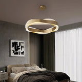 2025 Modern Luxury LED Pendent Lamp For Living Room Bedroom Dining Room Kitchen Hanging Light Round Ring Art Chandelier Lighting