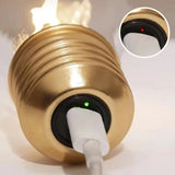 Heart/Rainbow Shape Edison Bulb Usb Filament 5v E40 Lamp Light Bulbs Rechargeable Creative Night Children Handheld Decoration