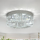 Gold Modern Crystal Chandelier - Luxury LED Ceiling Light for Living Room