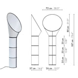 Modern horn standing floor lamp Wabi sabi led Table lamp for Minimalist   bedroom Hotel Living room Luxury designer floor light