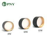 Small LED Ceiling Lights 8W 12W 15W Round Surface Mounted Downlight Black+Gold White+Gold Modern LED Ceiling Lamps