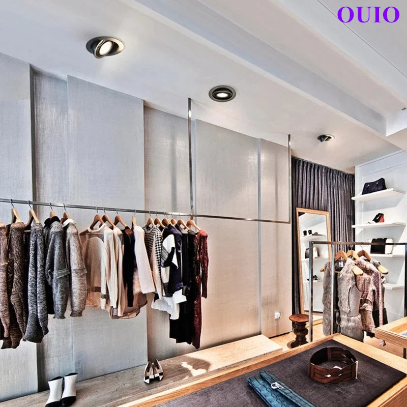 Rotatable Angle Dimmable Recessed  Adjustable LED Downlights 7W 9W 12W 15W 20W COB Ceiling Spot Lights AC90~260V Background Lamp