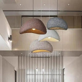 2026 Wabi-Sabi Pendant Lamp - Organic Textured Hanging Light for Dining Table