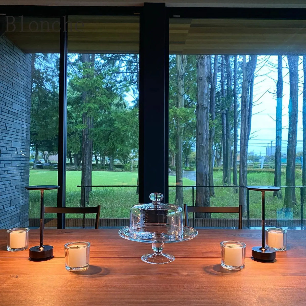 New Aluminum Alloy Table Lamp Shades LED Rechargeable Table Lights for Bar Living Room Reading Book USB Charging Home Decors