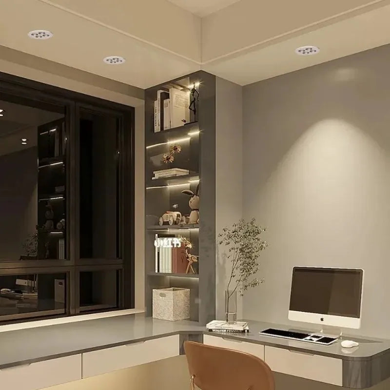 Deep-Cup Anti-Glare LED Downlight - Dimmable Recessed Ceiling Spot (8W-21W)
