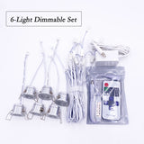 1W 12V Embedded Mini LED Downlight Kit with 100-240V Transformer - Glare-Free Dimmable Spotlight (28mm Cutout) for Indoor Decor