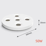 Fashionable ultra-thin 3.5CM surface mounted anti glare full spectrum COB tube lamp, home living room hallway, no opening