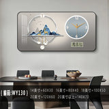 Nordic elk wall clock living room Creative fashion perpetual calendar electronic clock wall atmosphere dining room decoration