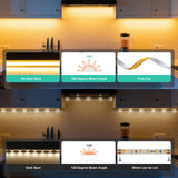 DC 12V/24V Cuttable COB LED Strip Lights (400 LEDs/m, 3000K/4000K/6000K) - Flexible Linear Tape Light for Indoor Home Decor (1m–10m)