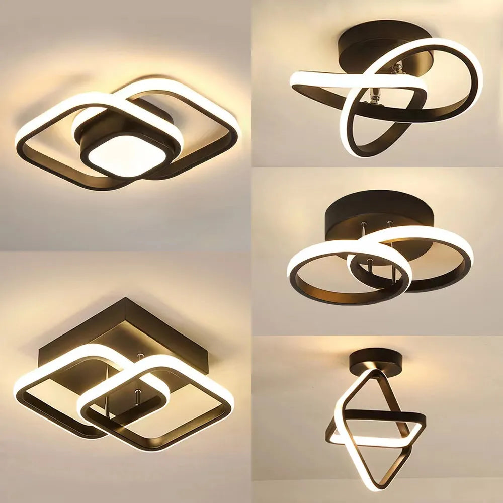 WKWK LED Ceiling Light Living Entrance Bedroom Room Bedroom Corridor Lighting Pendant Light Kitchen Atmosphere Lighting Lights