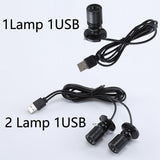 Led USB Spotlight 3W DC5V Jewelry Cabinet Showcase Counter Lamp Surface Mounted Ceiling Spot Light USB 5V Interface 2 in One