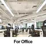 4FT LED Wraparound 40W 4 Foot LED Shop Lights for Garage, 4400lm 4000K Neutral White, Wrap Light, 48 Inch Light Fixtures Flush M