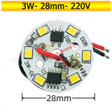 10-Pack AC 220V LED PCB Aluminum Plate - Integrated IC Driverless Light Board