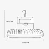 2 In1 LED Fan Light Multifunctional Waterproof Tent Fan Rechargeable Camping Lamp Portable USB Charging Outdoor Light