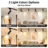 Dimmable Spot Led Track Light Hanging Ceiling Light 220V Led Spotlights for Living Room Adjustable Brightness Track Rail Lights